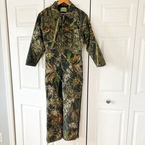 Cabela’s Kids Youth Boys Camo Insulated Coveralls Size Large Hunting Overalls